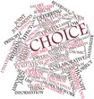 Word cloud for Choice