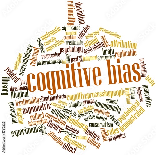 Illustration: Word cloud for Cognitive bias Word cloud for Cognitive bias