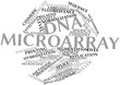 Word cloud for DNA microarray