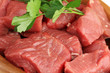 Raw beef meat close up