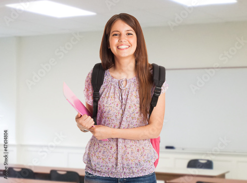 Photo: Smiling student portrait Smiling student portrait