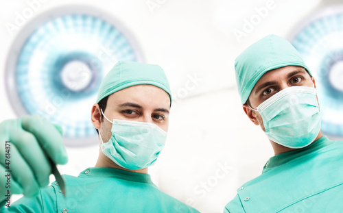 Photo: Surgeons at work Surgeons at work