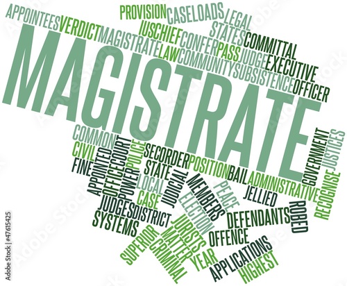 Illustration: Word cloud for Magistrate Word cloud for Magistrate
