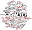Word cloud for News media