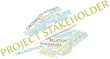 Word cloud for Project stakeholder