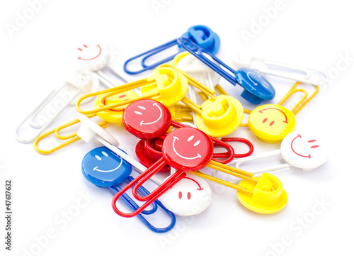 Photo: smiling face paper clips smiling face paper clips