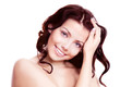 beautiful brunette woman