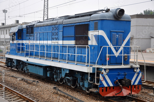 Photo: China Railways Dongfeng DF8 Diesel Locomotive in Beijing China Railways Dongfeng DF8 Diesel Locomotive in Beijing
