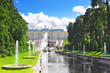 Grand cascade in Pertergof, Saint-Petersburg, Russia.
