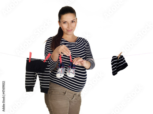 Photo: sharming pregnant woman sharming pregnant woman