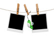 Foto: Blank polaroid baby photo frames Blank polaroid baby photo frames