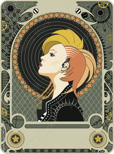Vector: Punk Art Deco Punk Art Deco