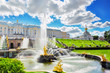 Grand cascade in Pertergof, Saint-Petersburg, Russia.