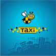 City ​​taxi logo, vector