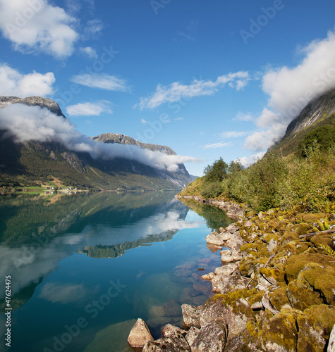 Photo: Fjord in Norway Fjord in Norway