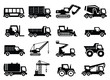 construction transport icons