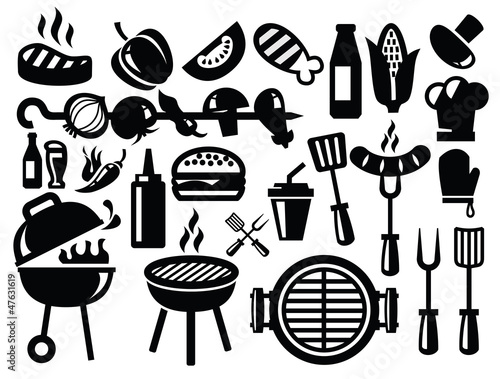 Vector: barbecue icons barbecue icons