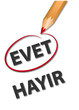 Evet hayir, ja und nein, yes and no in türkisch
