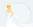 Beautiful bride card