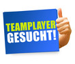 Teamplayer gesucht! Button, Icon