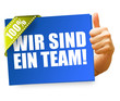 Wir sind ein Team! Button, Icon