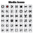 Set of Media/Music Icons