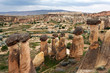 Unique geological formations, Cappadocia, Turkey