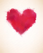 Watercolor heart.