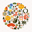 Chinese New Year of the Snake circle