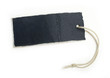Dark blue paper label