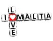 3D I Love Malta Crossword