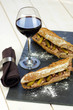 sandwiches de pâté de campagne & vin rouge 2