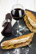 sandwiches de pâté de campagne & vin rouge 3