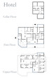 Hotel drawing plan