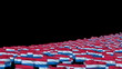 The Netherlands Flags and Camera Fly Over, DOF