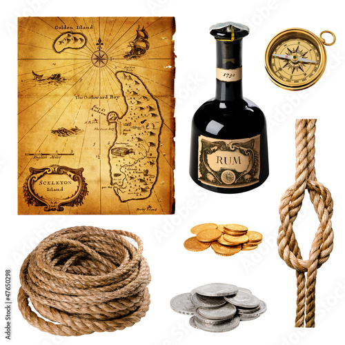 Illustration: pirate collection pirate collection