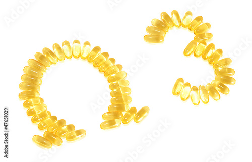Photo: Omega-3 cod liver fish oil capsules Omega-3 cod liver fish oil capsules