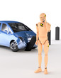 Crash Test Dummy after the crash