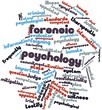 Word cloud for Forensic psychology