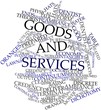 Word cloud for Goods and services
