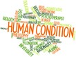Word cloud for Human condition