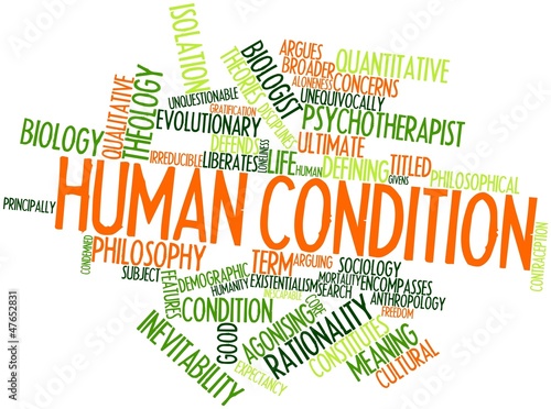 Illustration: Word cloud for Human condition Word cloud for Human condition