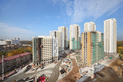 Photo: Buildings under construction Buildings under construction