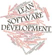Word cloud for Lean software development