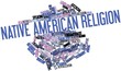 Word cloud for Native American religion