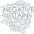 Word cloud for Negative stain