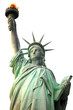 NY Statue of Liberty isolated on white
