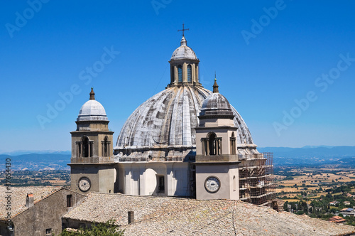 Photo: Cathedral of St. Margherita. Montefiascone. Lazio. Italy. Cathedral of St. Margherita. Montefiascone. Lazio. Italy.