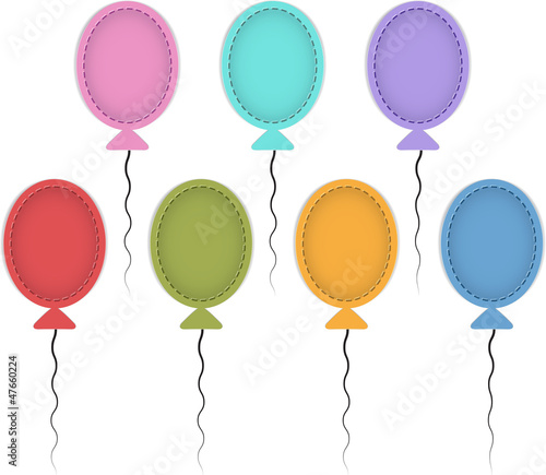 Vector: Colorful ballons Colorful ballons