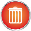 icon waste red circle